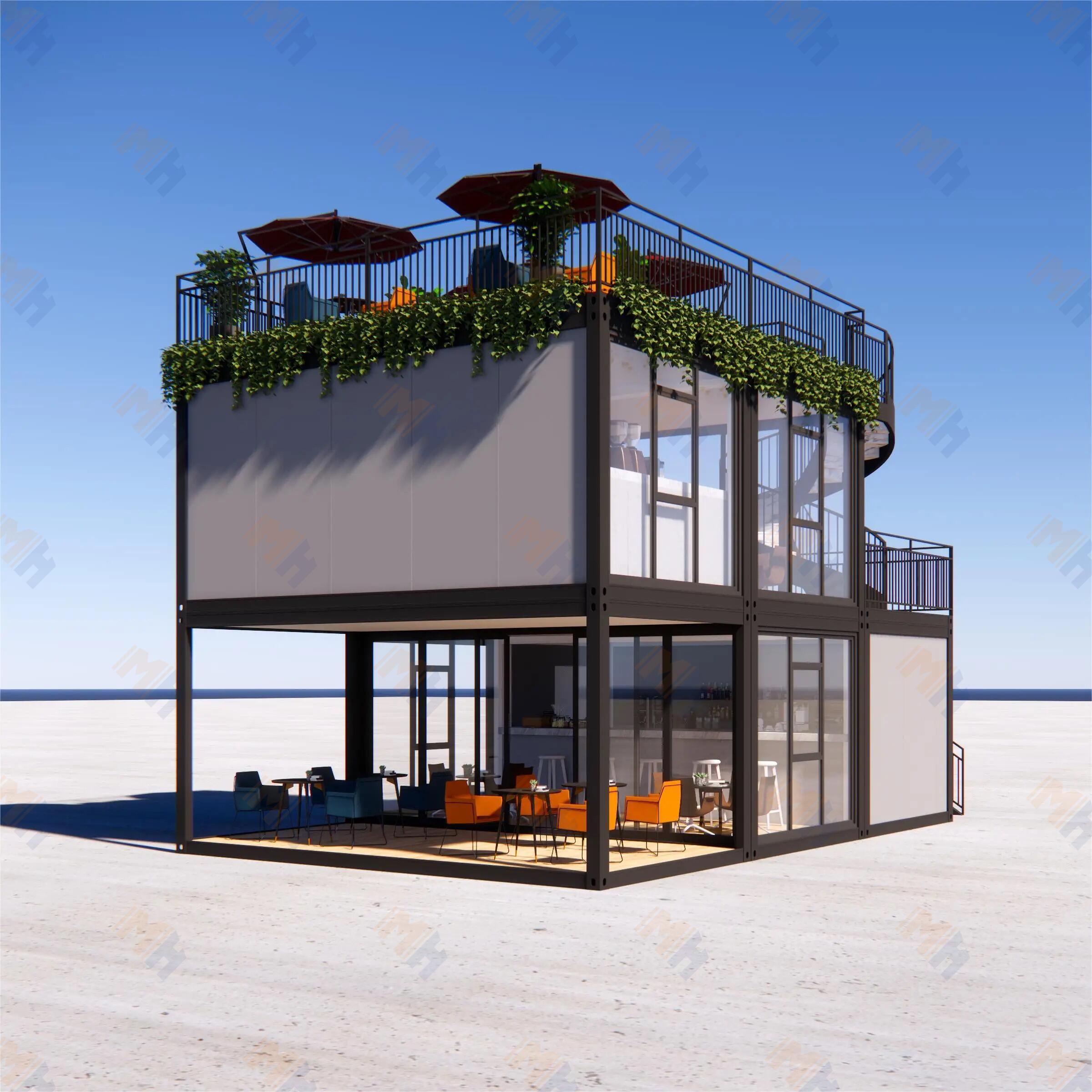 MH foldable Container House 20ft Flat Pack Container House Prefabricated Container Factory Prefab House