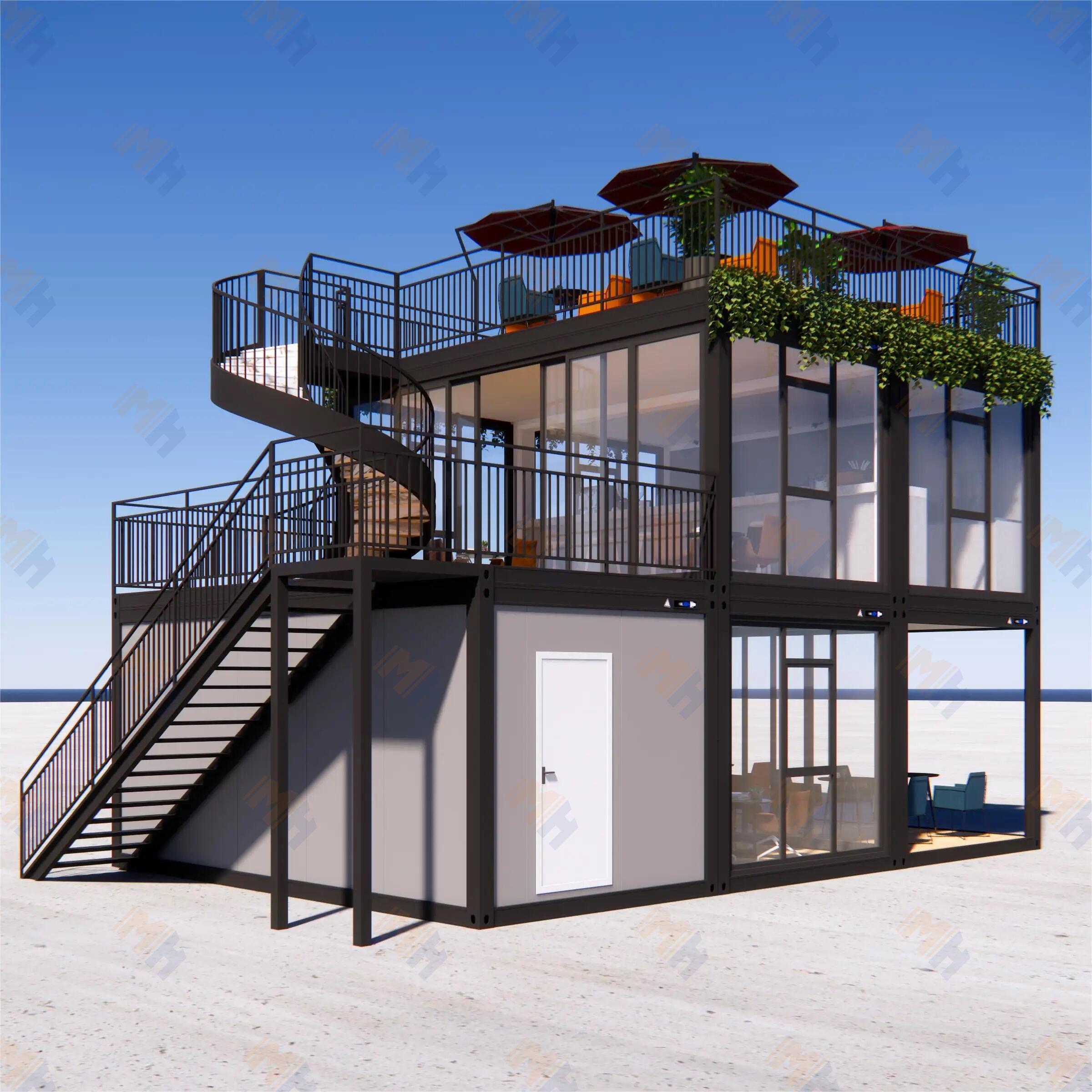 MH foldable Container House 20ft Flat Pack Container House Prefabricated Container Factory Prefab House