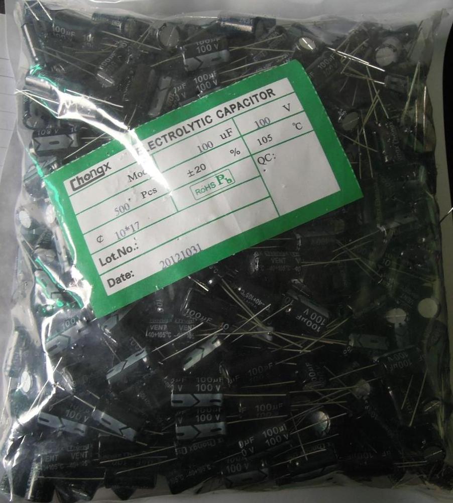 100uf 100v  Radial Type Aluminum Electrolytic Capacitor