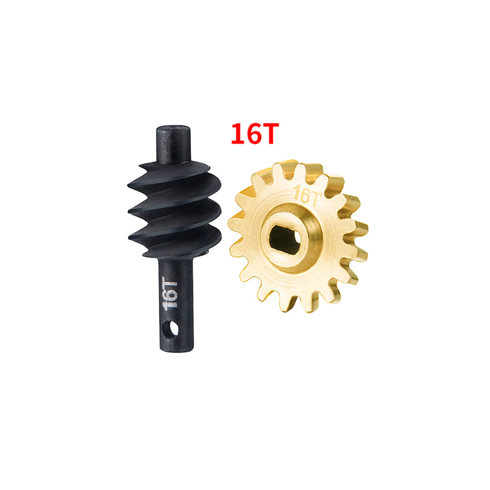 Sturdy Differential Gear Set 16T Metal Overdrive Gear for 1/24 RC Crawler Axial SCX24 90081 AXI00001 002 004 005 006  RC Parts