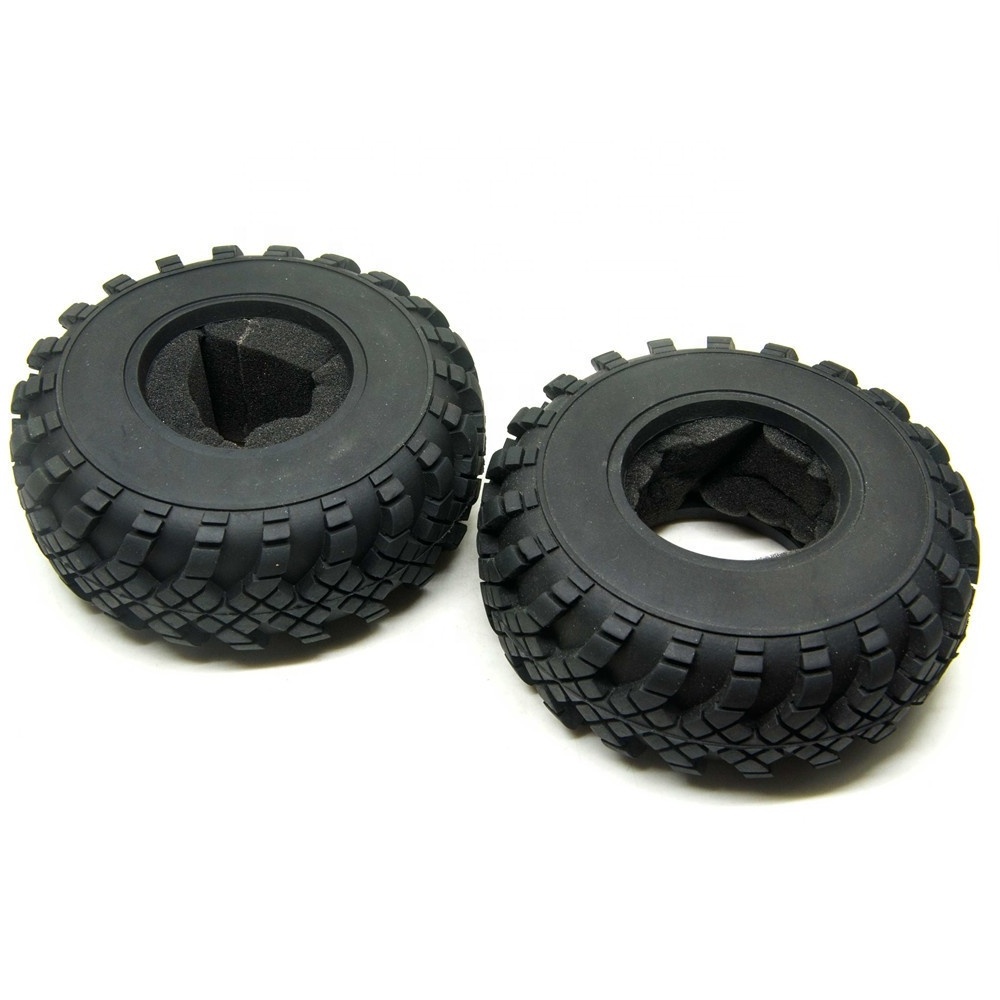 2.2 inch Rubber Mud Grappler Tires for 1/10 RC Crawler  1/10 TRX-4 Wraith D90 SCX10 AXIAL TF2 RC Rock Crawler