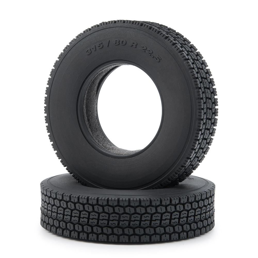 1/14 truck  Wheel Tires for Tamiya 1:14 RC car parts 22mm Width Black Front & Rear Rubber Tires  RC car accessories