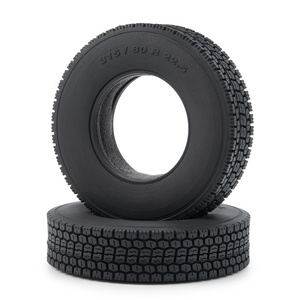 1/14 truck  Wheel Tires for Tamiya 1:14 RC car parts 22mm Width Black Front & Rear Rubber Tires  RC car accessories