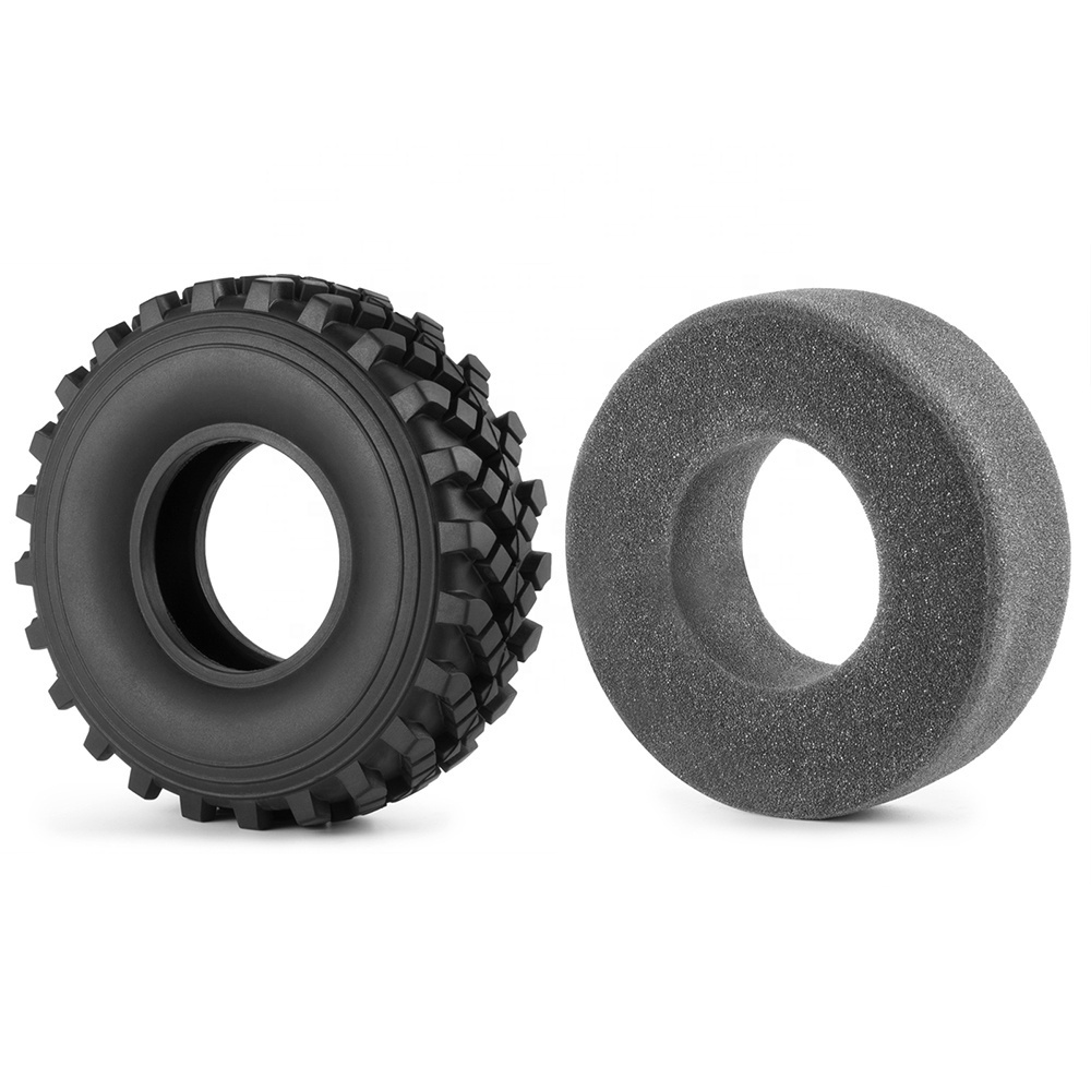 New 1/10 Axial Wraith SCX10 Capra RBX10 TRX6 D90 D110 Upgraded Rubber Tyre with Foam Insert 40mm Width RC Car Spare Accessories