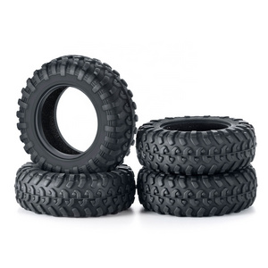 Upgraded Soft Rubber Wheel Tires 42x15mm Tyres for 1/18 Kyosho MINI-Z 4x4 Jimny RC Crawler Car Upgrade Parts Accessories