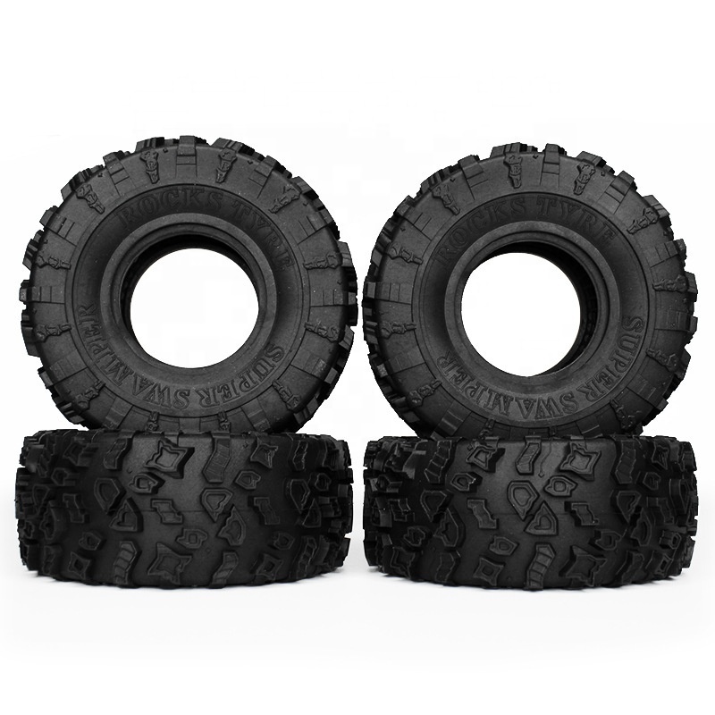 Upgraded RC Buggy Tires 2.2 inch Climbing Car Tires With Sponge  for Axial RR10 Wraith Snowman rc parts accessories