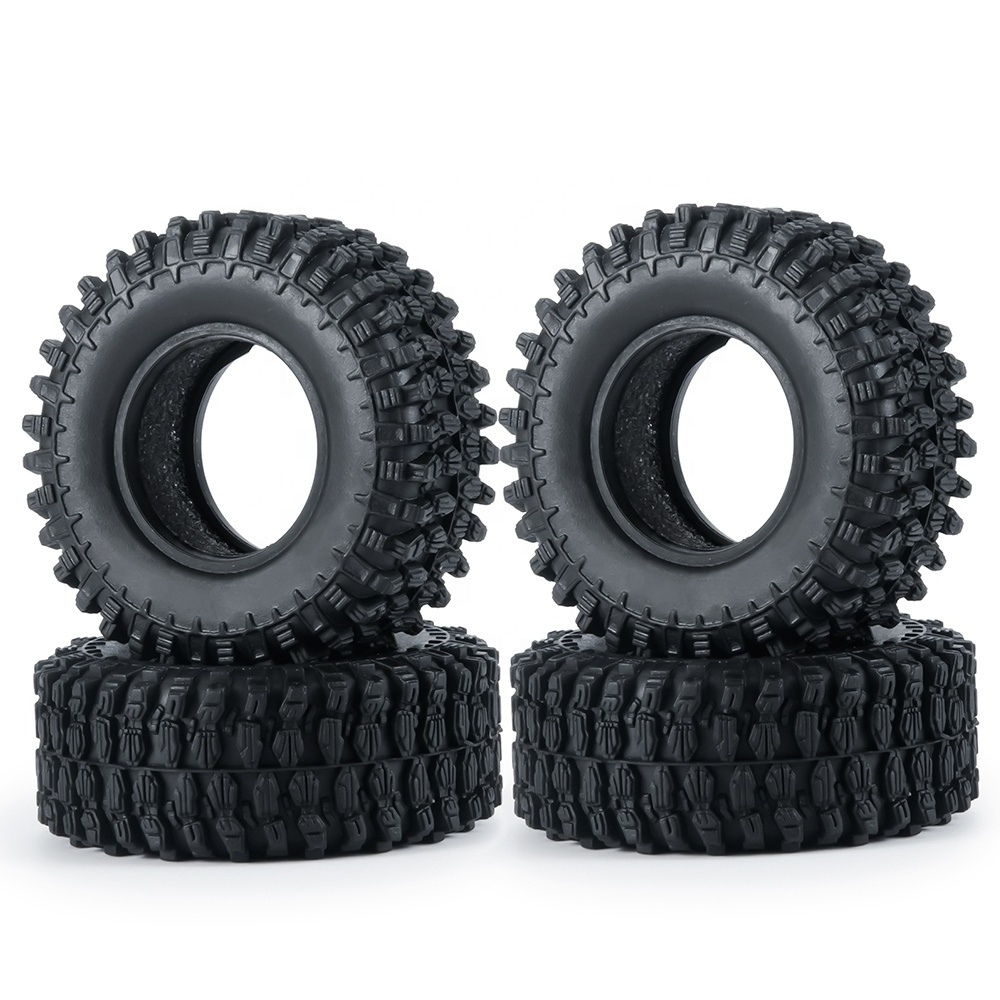 RC 23mm/20mm SCX24 4PCS/SET  Wheel Tires High Quality Super Sale Tires For Axial SCX24 RC Crawler car accessories rc car parts