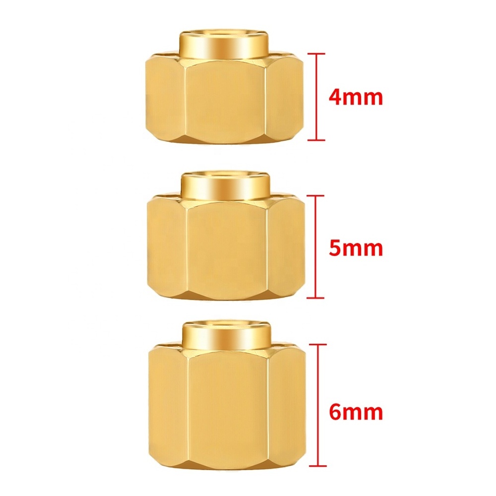 TRX4M Brass Wheel Hex Hubs for TRX-4M K10 90081 Upgrades Parts 1/24 RC Crawler Car Truck Remote control car model accessories