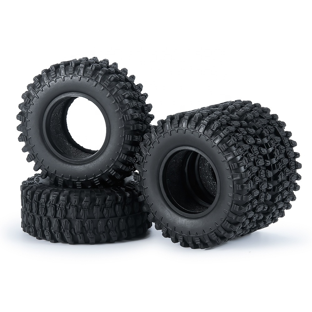 RC 23mm/20mm SCX24 4PCS/SET  Wheel Tires High Quality Super Sale Tires For Axial SCX24 RC Crawler car accessories rc car parts