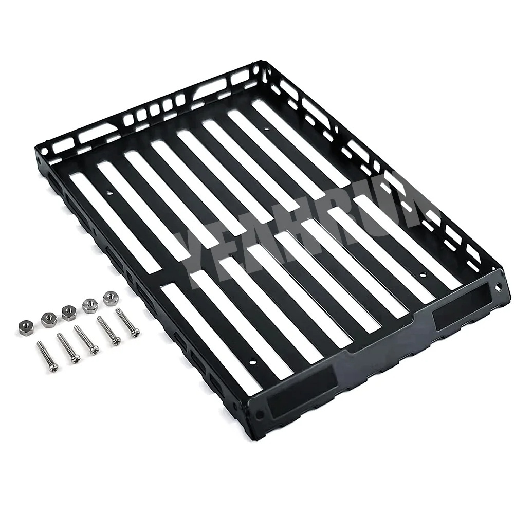 Hardened Metal Roof Rack Luggage Carrier for Kyosho MINI-Z 4x4 Wrangler 1/24 RC Crawler Car Truck Model Decoration Spare Parts