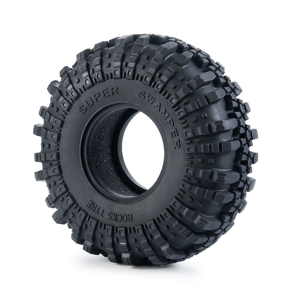 RC Control Parts 2.2inch Rubber Tires  for 1/10 SCX10 90046 TRX-4 D90 D110 RC Crawler Car