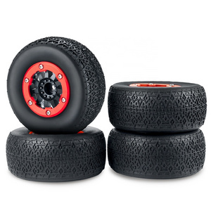 New 1/10 Slash Short Course Truck SENTON Upgraded 48x110mm Beadlock Tires with Wheel Rim Set Spare Accessories