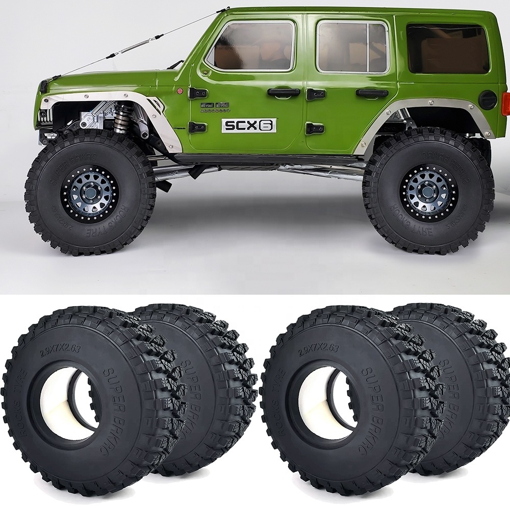 1/6 Factory Super High Quality RC Car Part SCX6 Wheel Tires For Axial SCX6 AXI05000 rc crawler rc car part