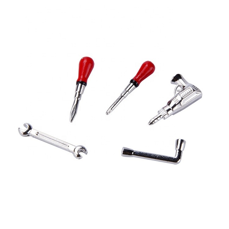 Dollhouse Mini Stuff Alloy Tool Miniature Items Toys Model ToolBox Dolls House Furniture Accessories Kit