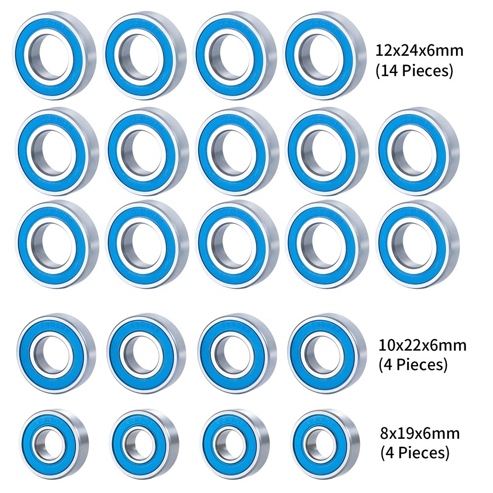 Replacement 1/5 DBXL-E 2.0 Desert Buggy Truck Complete Bearings Upgraded Steel Blue Sealed Ball Bearing Kit RC Car Spare Parts