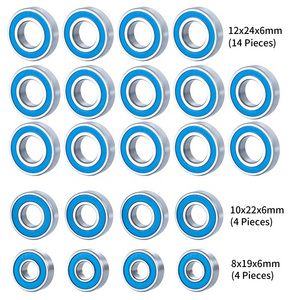 Replacement 1/5 DBXL-E 2.0 Desert Buggy Truck Complete Bearings Upgraded Steel Blue Sealed Ball Bearing Kit RC Car Spare Parts