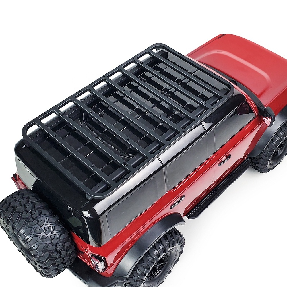 Hardened Simulated Carrier Decorations Tool RC Car Roof Luggage Rack for TRX4 TRX-4 Bronco 1/10 RC Crawler Car Upgrade Parts