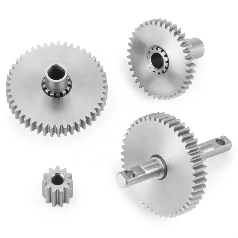 Stainless Steel Overdrive Underdrive Transmission Gear Pinion Set for 1/18 TRX4M Bronco Defender RC Crawler Car Upgrade Parts