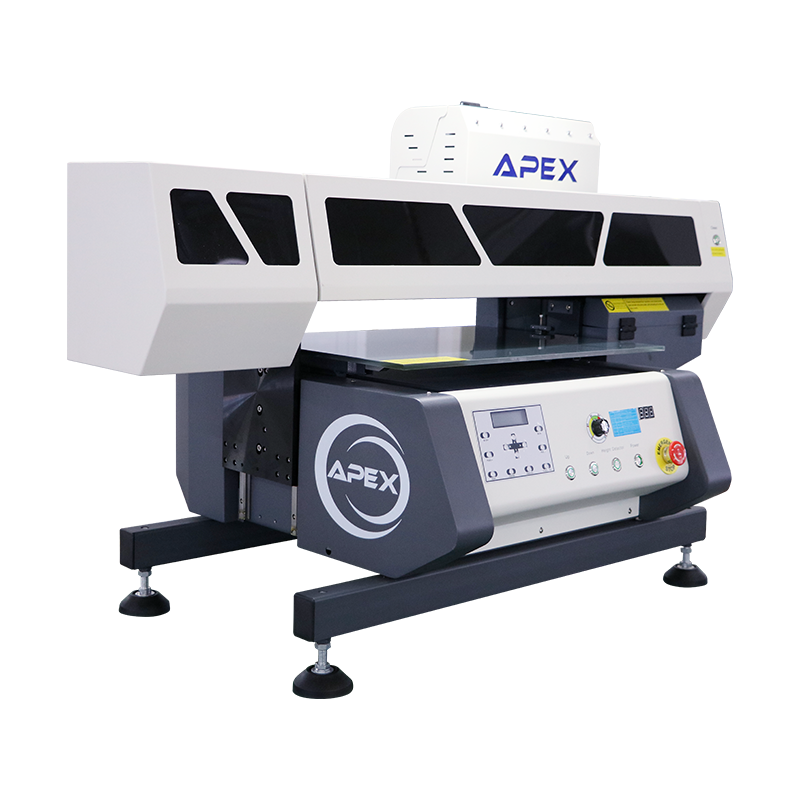 2018 Apex Inkjet flatbed format Led uv printer for wood glass printing