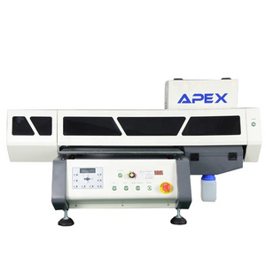 2018 Apex Inkjet flatbed format Led uv printer for wood glass printing