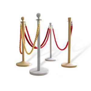 LG-M13 wholesale custom crowd control rope and pole barriers rope stanchions for sale