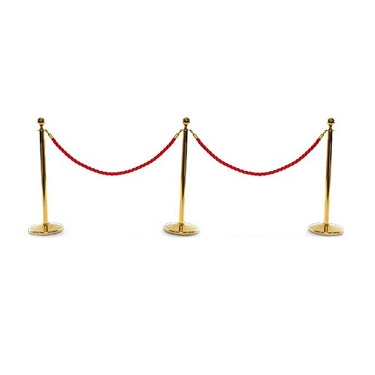 Oscar Deluxe Aisle Chrome Stanchion red carpet rope barrier red carpet pole