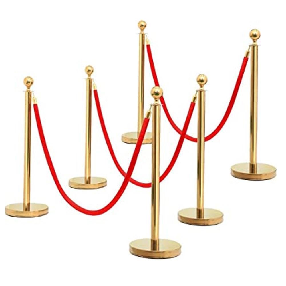 airport construction traffic barrier trumpet base queue pole line divider stand barrier bollard post queue