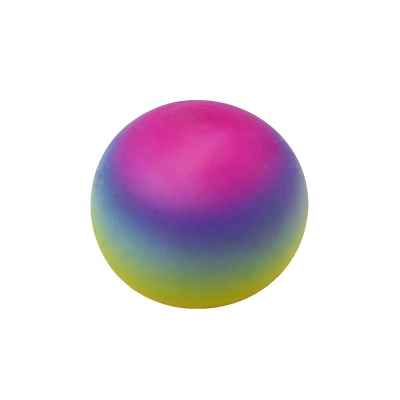 New Stretchy Rainbow Stress Ball  Fun Soft Squeeze ball for Stress Relief Anti Anxiety and Relaxing Calming