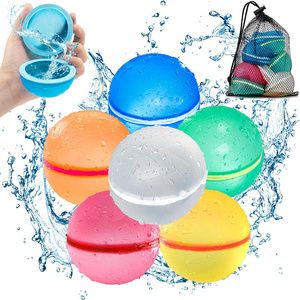 New Reusable  Automatic Sealing Waterfall Water Balls Water Bombs Splash Balls Water Fight Toy for Summer