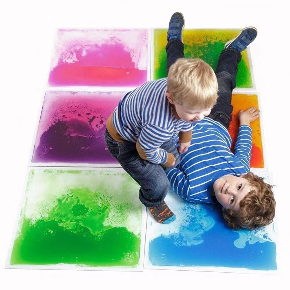 New  Liquid Sensory Floor Decorative Interlocking Tiles