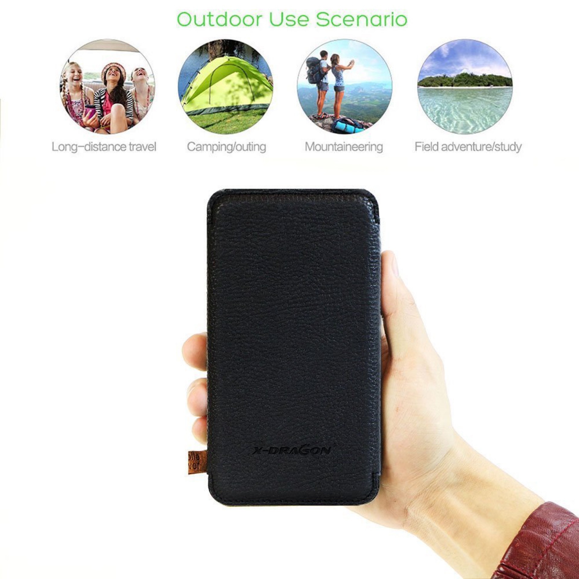 2020  New Product Solar Panel Power Bank Sunlight Power Bank