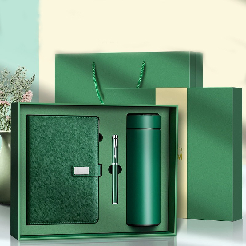 Custom Corporate Gift Set Luxury Vacuum Cup Notebook Executive Kits Business Promotional Gift Set With Box