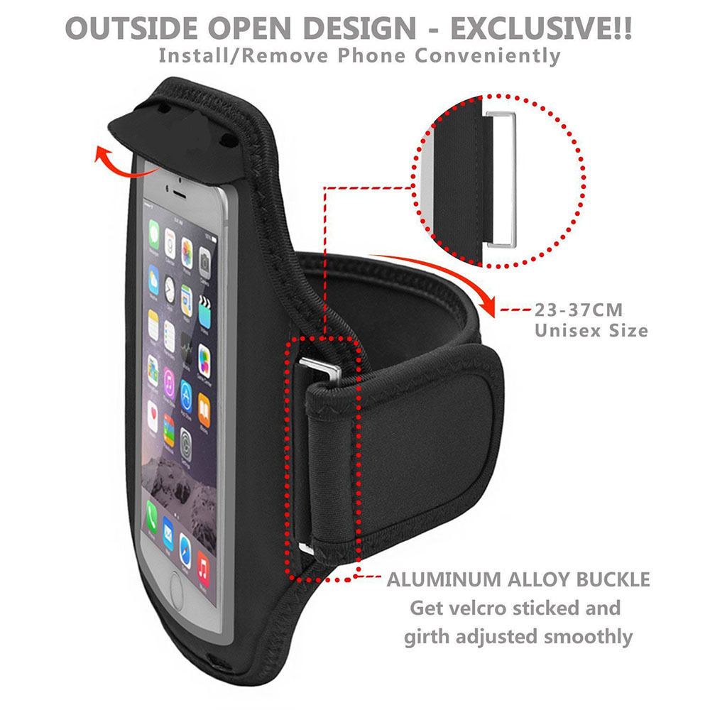 Sports Running Arm Band Mobile Phone Holder For iPhone Sport Jogging ArmBand Bag Smartphone Cell Phone Case