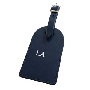 Bulk Leather Luggage Tags Pu Luggage Label High Quality Luggage Tag