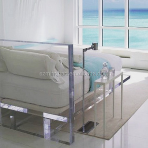 Factory modern acrylic headboard acrylic bed frame