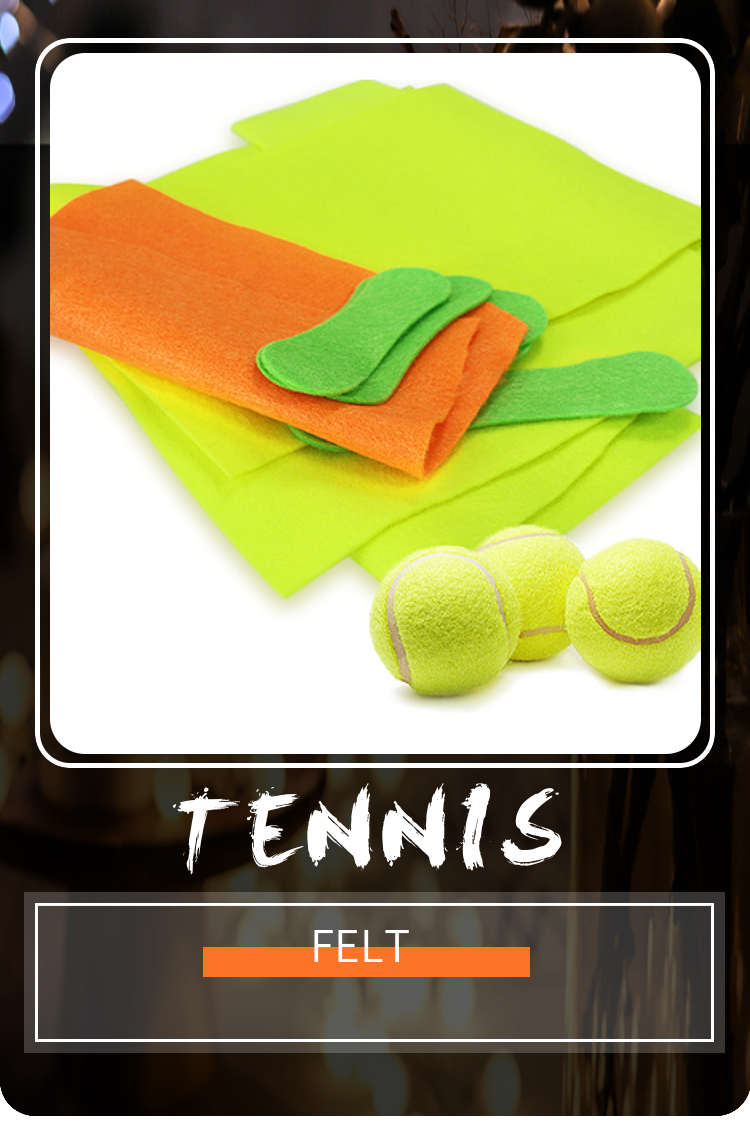 Low Price 2MM 2.5MM Tennis Ball Fabric 100% Polyester Tennis Ball Felt