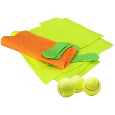 Low Price 2MM 2.5MM Tennis Ball Fabric 100% Polyester Tennis Ball Felt