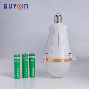 Outdoor indoor Rechargeable Led Bulb China led emergency bulb Manufacturer 20W E27 B22 Smart Charge 2400mAh Emergency Led Bulb