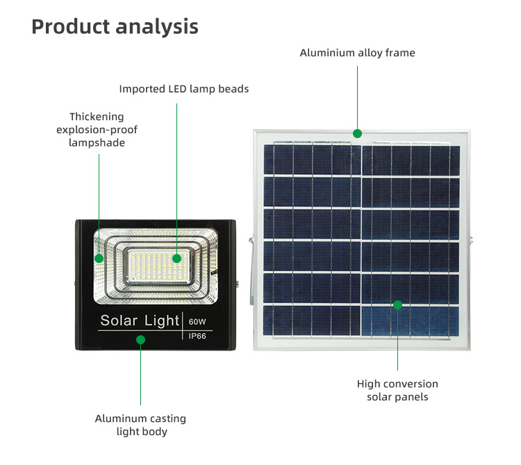 Portable outdoor solar light waterproof 60w 120w 200w IP67 Floodlight With Remote Control Reflector LED Solar Garden Flood Light