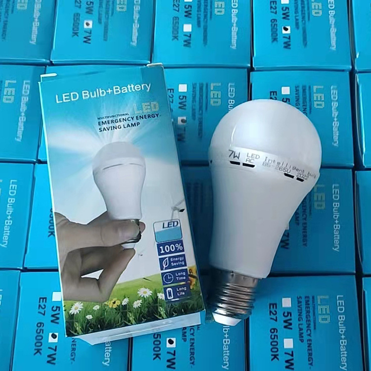 Bombillo Lampara Led recargable 7W 9W 12W 15W For Wholesales Manufacture DOB Emergency Bulb AC85 265V 7W Bombillo Led recargable