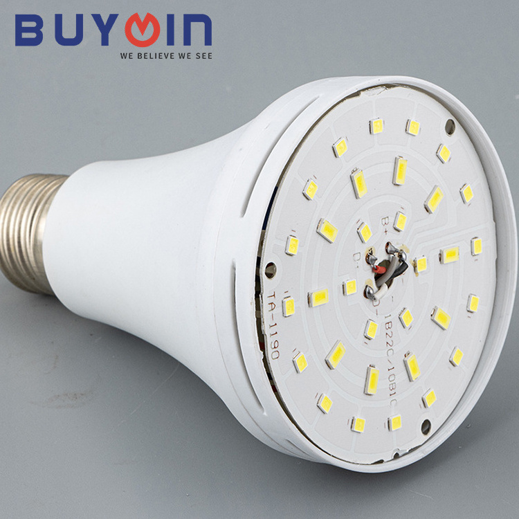 Bombillo Lampara Led recargable 7W 9W 12W 15W For Wholesales Manufacture DOB Emergency Bulb AC85 265V 7W Bombillo Led recargable