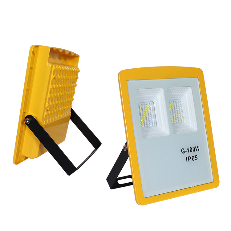 reflectors Rechargeable Outdoor lighting Ip65 Waterproof Portable Camping spotlight 100w 200w 300w floodlight Led Flood Light