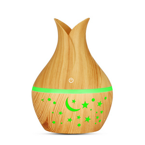 Minigo air cleaner Electric Aroma Essential Oil Diffuser Wood Grain Ultrasonic Room perfumer Portable Household humidifier