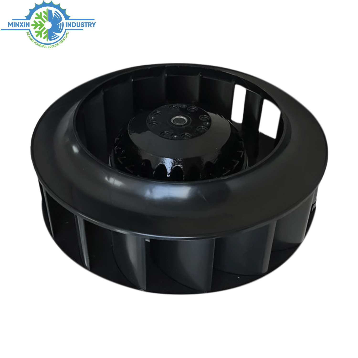 AC 190mm Backward Curved Impeller Exhaust Centrifugal Radial Ventilation Motor Fan