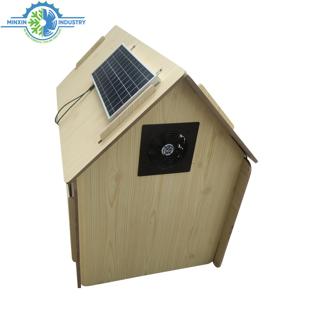 Solar Powered Window Fan with 3 Speed Fan Controller Incubator Pet House Chicken Coop exhaust fans