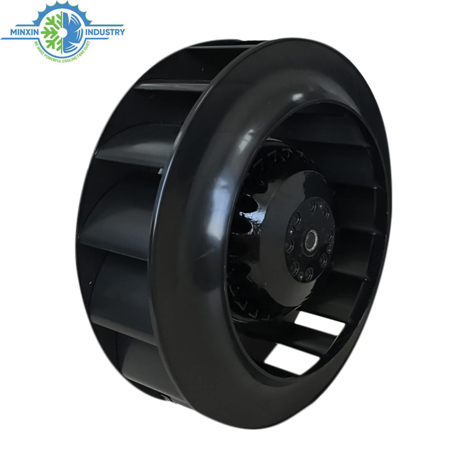 AC 190mm Backward Curved Impeller Exhaust Centrifugal Radial Ventilation Motor Fan