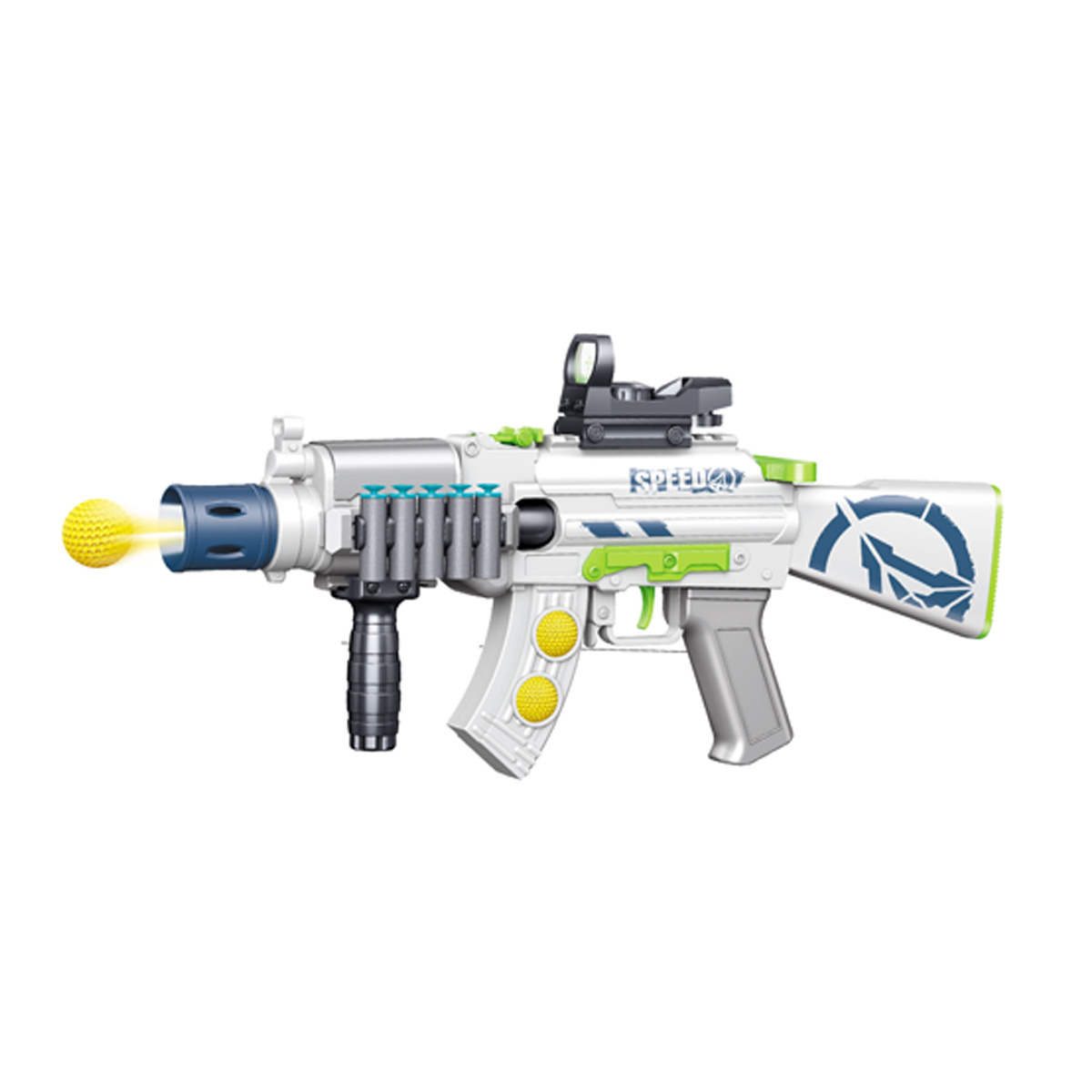 Customize Own Logo AK47 MP5 nerf gun Bullet Plastic Submachine Gun nerf Soft Bullet Toy Gun