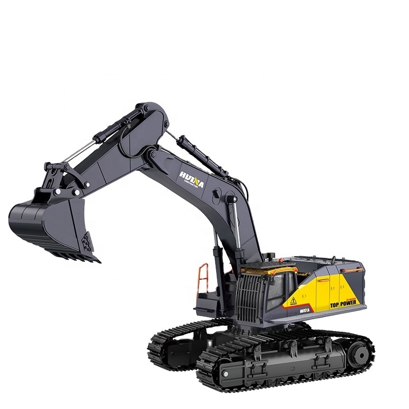 Toy car remote control 1:14 Excavator Model 22-Channel Remote Control Metal Engineering Digger Ripper Hammer