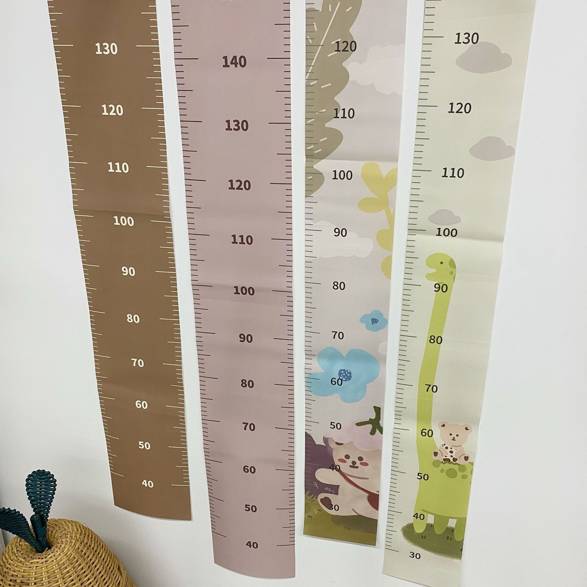 Kids Growth Ruler for Wall Height Chart Waterproof Measure Ruler for Child Bedroom Nursery Wall Baby Height Measure Wall