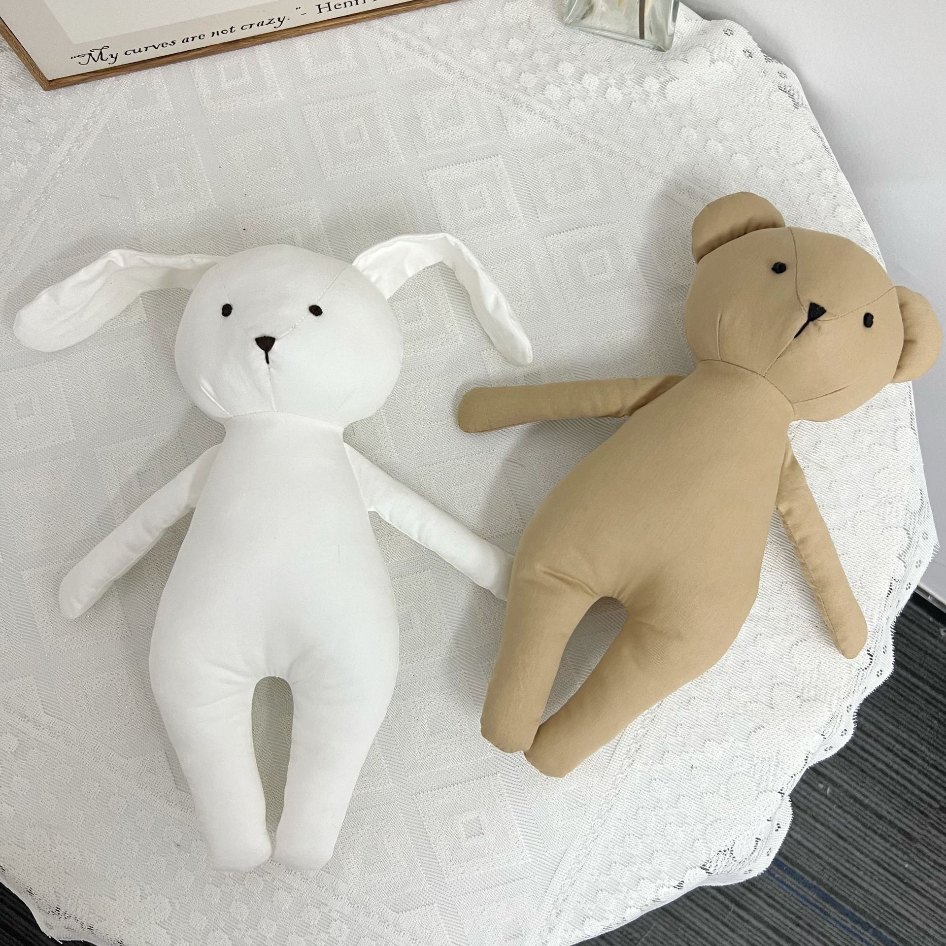 Hot Selling Baby Plush Doll Toy Manufacturer Stuffed Animal Bunny and Bear Dolls